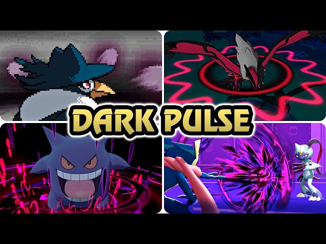 Evolution of Dark Pulse in Pokémon Games (2006 - 2026)