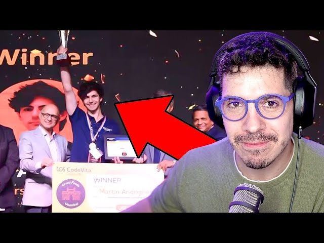 ¡ENTREVISTA a MARTÍN, ganador del premio a MEJOR PROGRAMADOR del MUNDO!