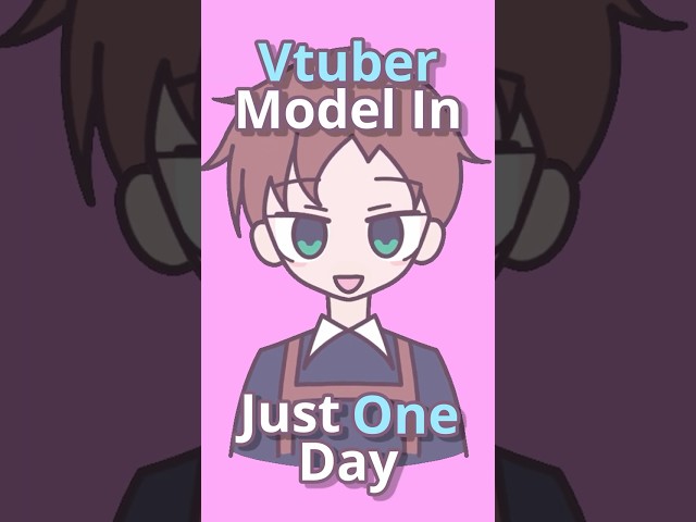 How to Make Vtuber Model In One Day! #live2d #vtuber #anime #drawingtutorial #art