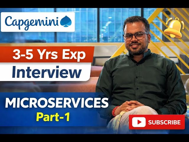 Microservices Interview Questions | Capgemini | 3–5 Years Experience | Part-1