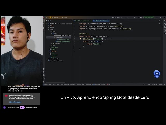 Día 1: Aprendiendo Spring Boot para mi proyecto final de programación