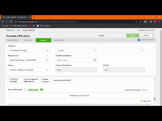 SysAid Communicating with Users