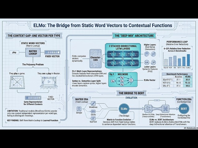 ELMo: The Word Vector Became a Function