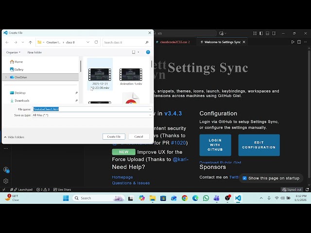 1 How to bring a html code structure in Visual Studio Code