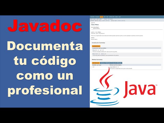 Programación Java. Documenta tu código como un profesional con Javadoc