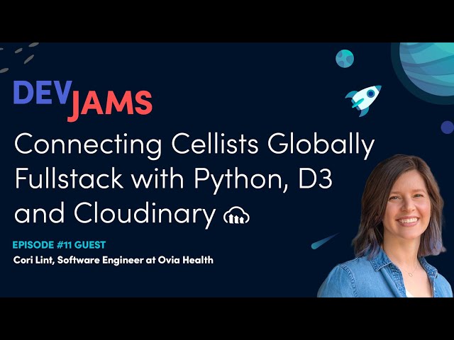 Connecting Cellists Globally Fullstack with Python, D3.js and Cloudinary - DevJams Episode #11
