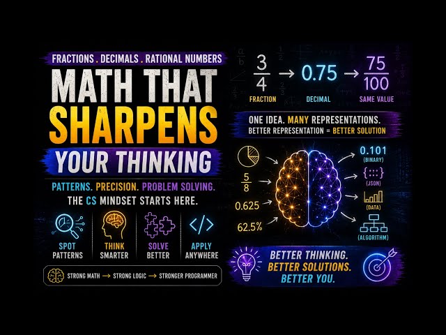 Why We Invented Fractions & Decimals + RATIONAL NUMBERS(why it matters in programming) | FOUNDATIONS