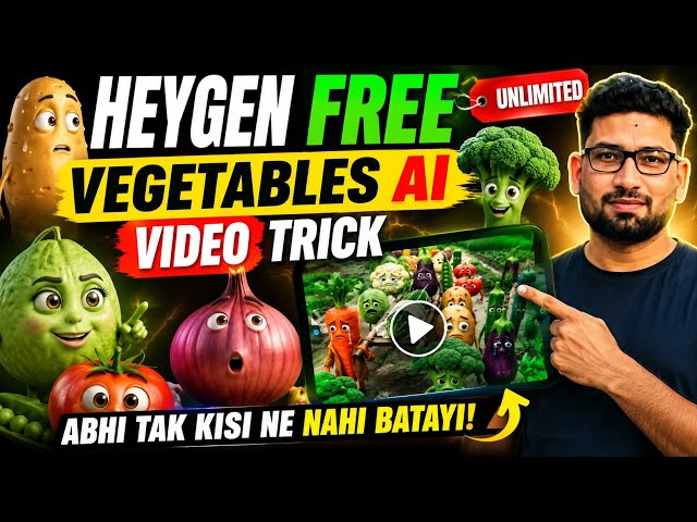 Heygen ai free unlimited vegetables video 🔥| Trending vegetable ai video kaise banaye 