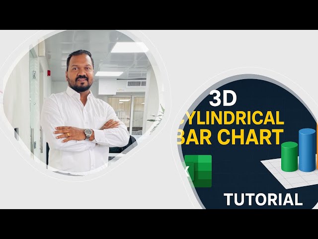 3D Cylindrical Chart in Excel | Impress with Modern Data Visualization