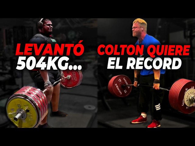 504 KG Para Tayzon 😵 y COLTON va POR EL RÉCORD MUNDIAL RAW