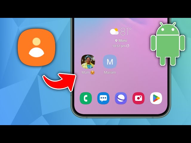 How to Add Contacts to Homescreen on Android Phone