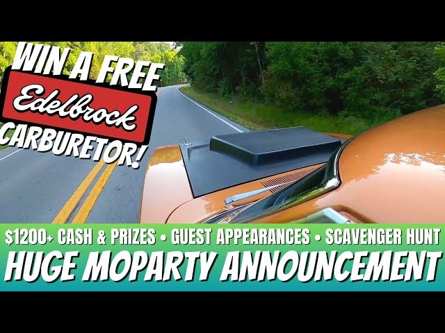 Huge MoParty Announcements! Big Prizes! Guest Appearances! Project Cars! Scavenger Hunt! New Swag!