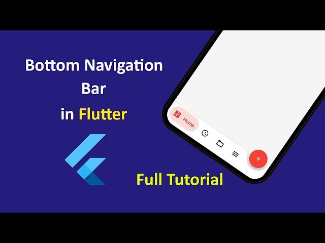 Bottom Navigation Bar Flutter | Flutter Tutorial 2024