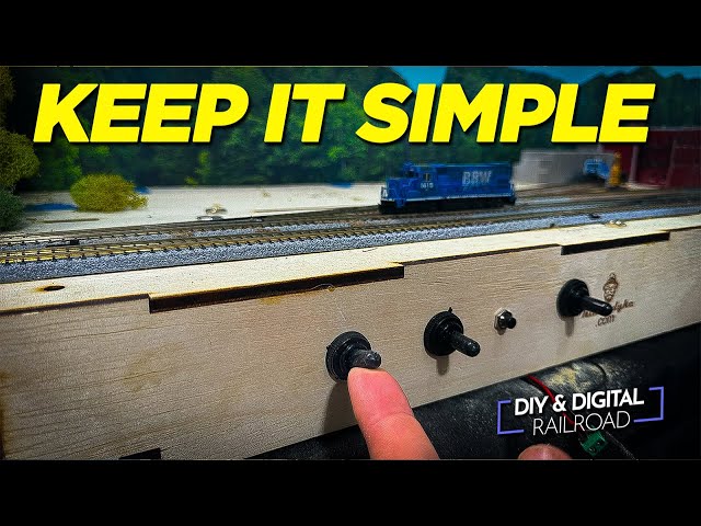 EASY Model Railroad turnout control.  No fancy coding required.