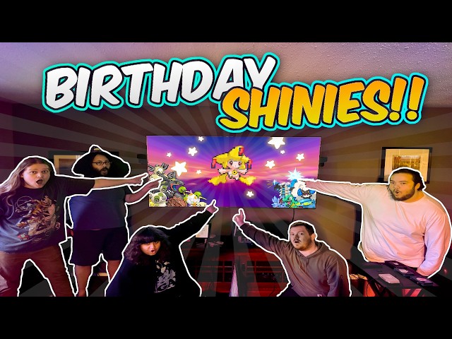 I shiny hunted with my friends for my birthday!