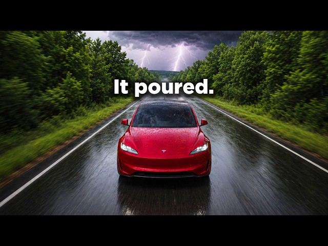 I Trusted Tesla FSD in Heavy Rain… Here's What Happened