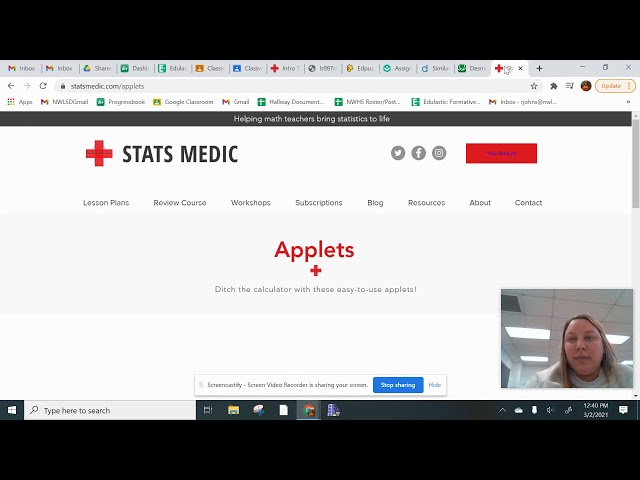 How To: Desmos & Binomial Random Variable