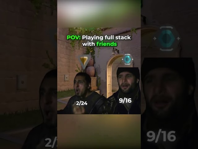 POV: When You Queue Full Stack With Friends 💀😂 | Gaming Shorts #valorant  #gaming  #funny