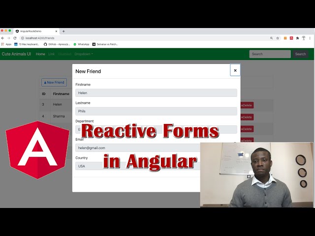 Understanding Forms in Angular -  Reactive Forms