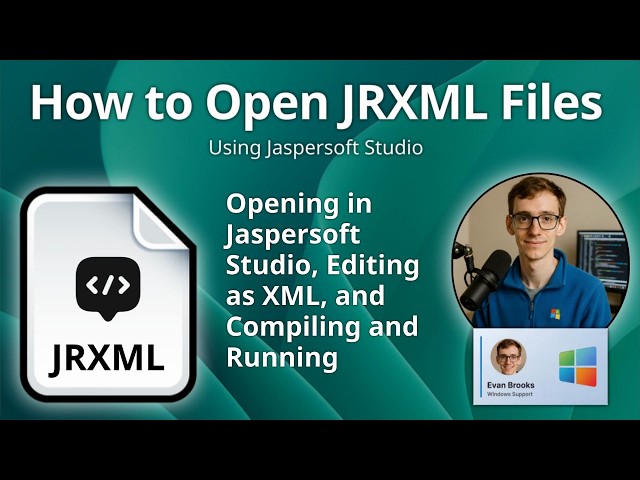 How to Open JRXML Files (JasperReports Layout)