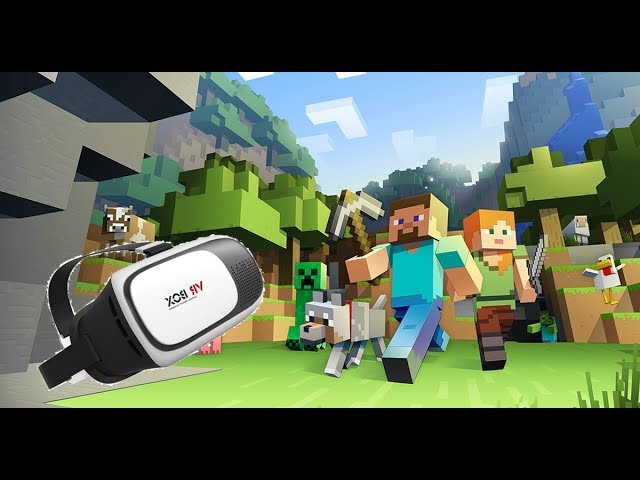 ONE DAY OF MINECRAFT LIFE IN 360 DEGREES