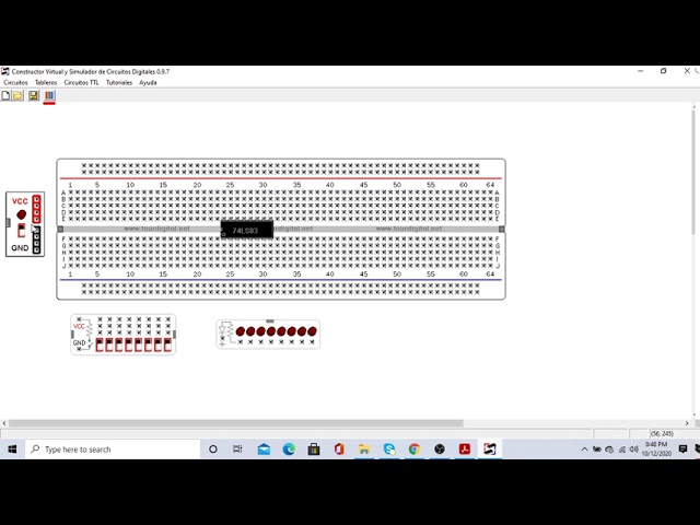 Lab 04 Sumador Integrado de 4 Bits 7483