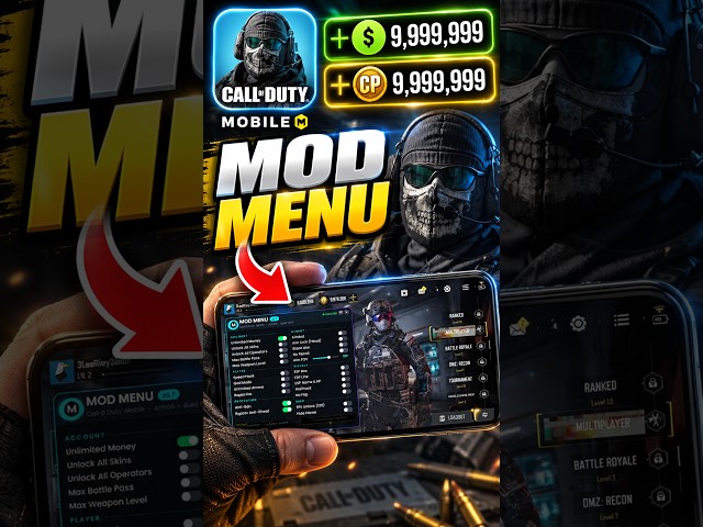 😮 COD MOBILE HACK/MOD MENU 2026 ✅ How I Got FREE 9,999,999 CP & Credits? CODM MOD Menu (Android/iOS)