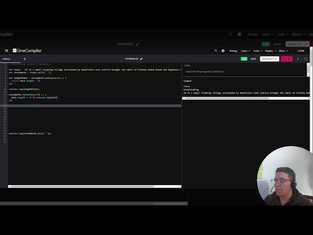 JS  .every()  .forEach()