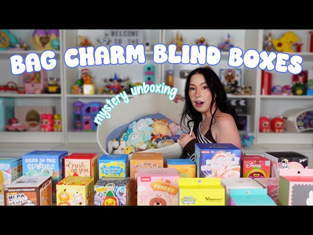 Opening MYSTERY Bag Charm Blind Boxes *MINISO & POP MART*