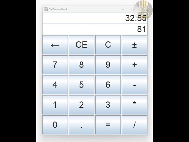 How to Create a Calculator with Multiple Display using Maven with Java Application in NetBeans