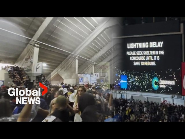 Post Malone tells concertgoers to “shelter in place” as summer storm slams Edmonton