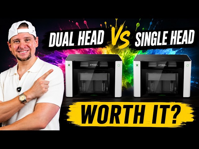 xTool Omni Printer Dual Head vs Single Head (Speed Test)