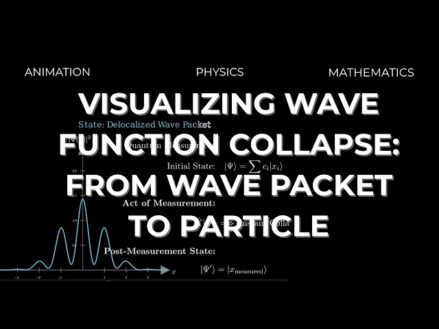 Visualizing Wave Function Collapse: From Wave Packet to Particle