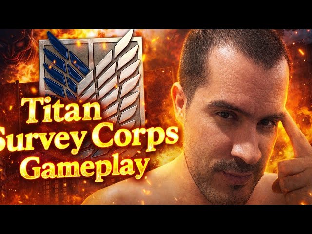 Titan Survey Corps Gameplay - IOS Shingeki no Kyojin RPG