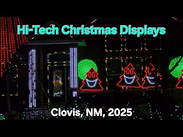 Hi Tech Christmas Lights, Clovis, NM, 2025