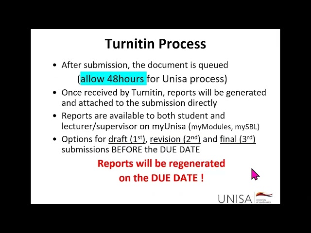 Honours Research Training Workshop - Turnitin
