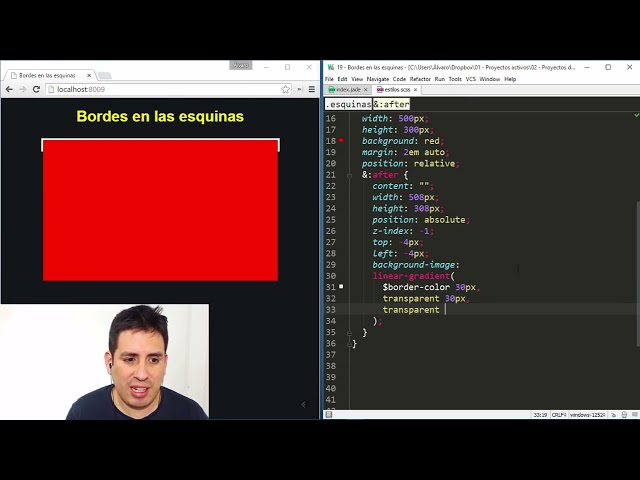 Trucos CSS 19   Bordes solo en las esquinas
