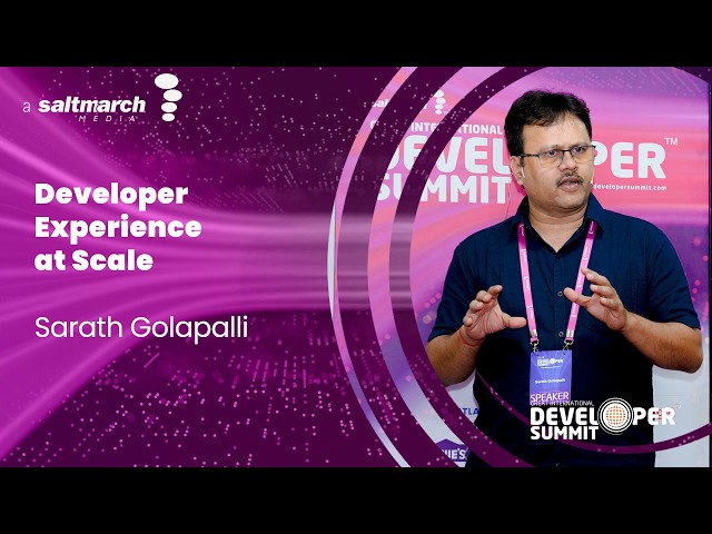 Platform Engineering to Product Engineering: Enabling SaaS through Developer - Experience - Sarath G