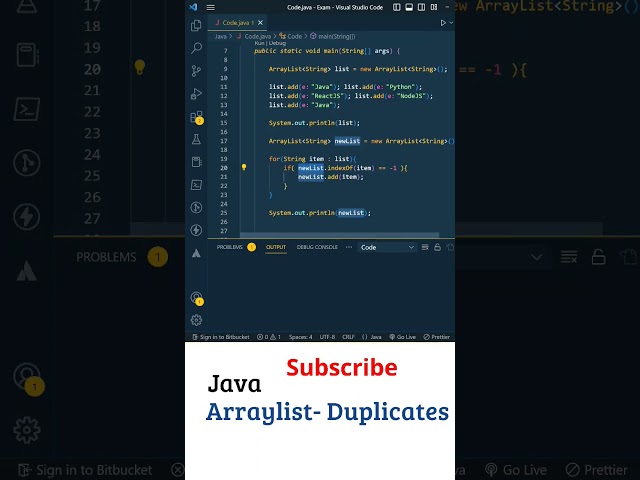 Java In Telugu: Java ArrayList (Remove Duplicates), Java Collections, Java Tutorial For Beginners