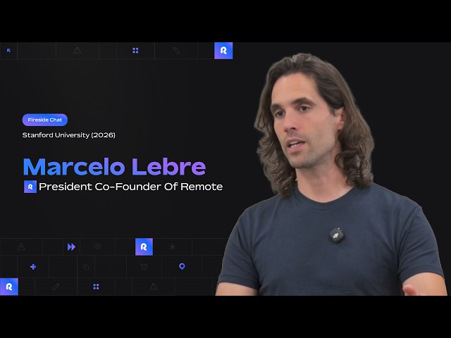 Building Remote and global employment infrastructure | Marcelo Lebre at Stanford University