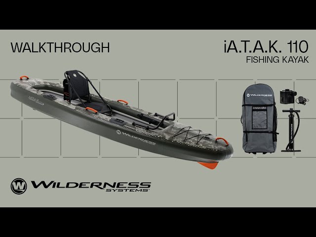 iA.T.A.K. 110 Fishing Kayak Walkthrough | Wilderness Systems' First Inflatable Kayak!