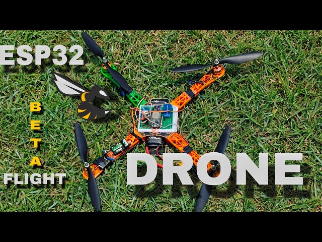 Esp32 bassed flight controller drone with betaflight firmware.