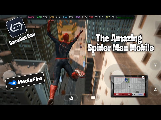 The Amazing Spider-Man Mobile on Android 🔥 | GameHub Emulator | FPS Boost Gameplay | Rk Ritik Tech