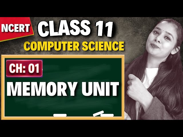 Memory Unit | Class 11 Computer Science