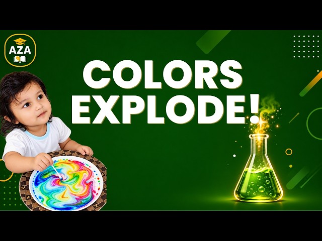 Watch Colors EXPLODE in Milk — Magic Milk Experiment