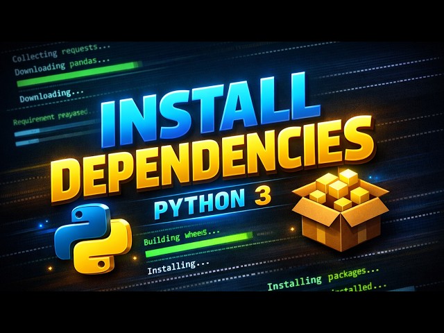 How to Install Dependencies in Python 3 (2026)