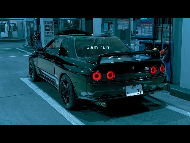 3am Run – Midnight POV Drive in Japan 《R32 GT-R》