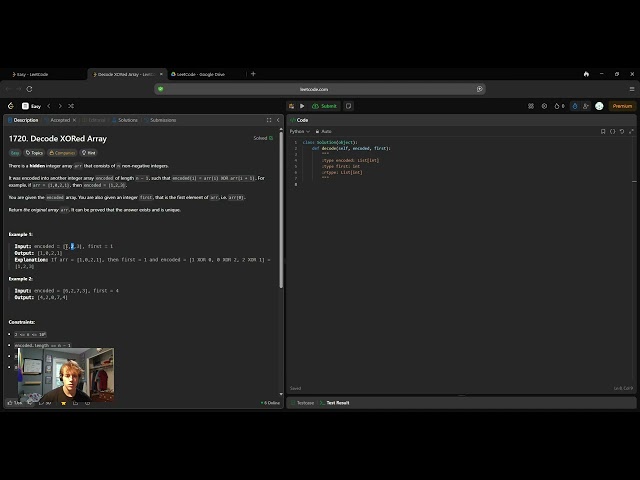 1720  Decode XORed Array (Python)