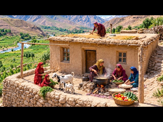 Hard Rural Life in Afghanistan | Cooking Traditional Food & Baking Fresh Tandoor Bread