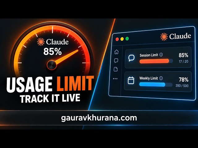 Claude Usage Limit Reached? Track It Before It Stops You